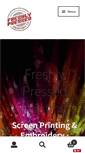 Mobile Screenshot of freshlypressedprinting.com